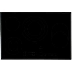 AEG HK854080FB 80cm Ceramic Hob with Direk Touch Controls in Black Glass